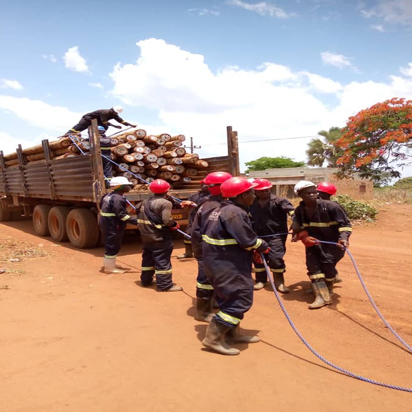 Electricity Pole Installation